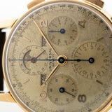 Universal Geneve Tri Compax 18k 1946