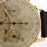 Universal Geneve Tri Compax 18k 1946